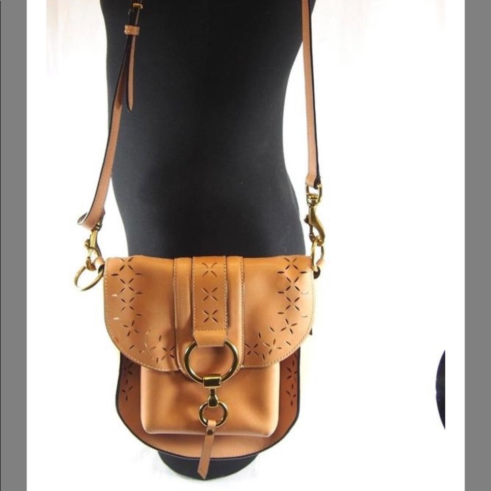 Brand New Frye Ilana Tan Leather Crossbody Bag